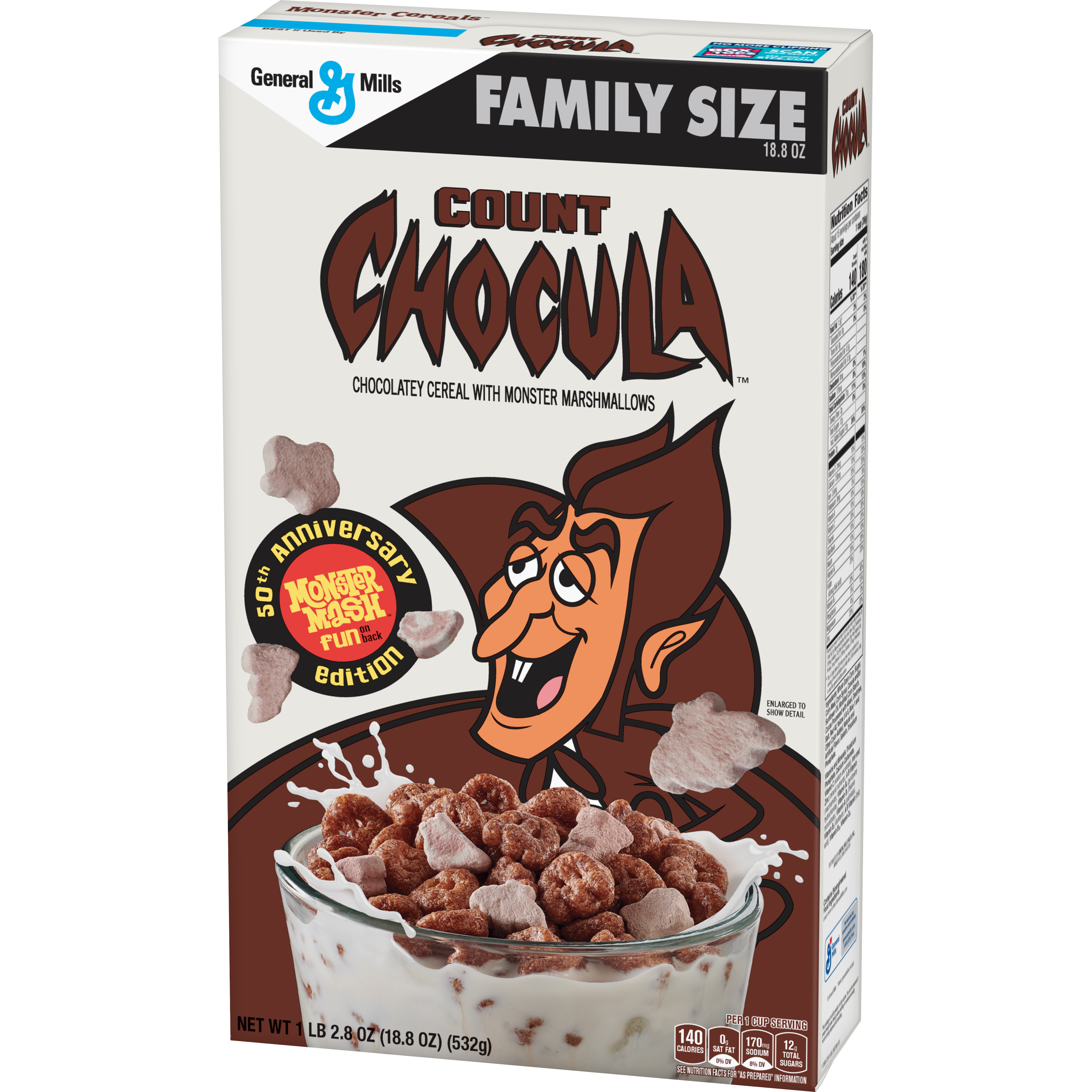 Count Chocula retro cereal box